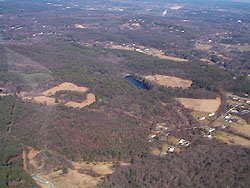 Aerial view of northern Callahan State Park
