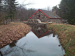 The mills building from above